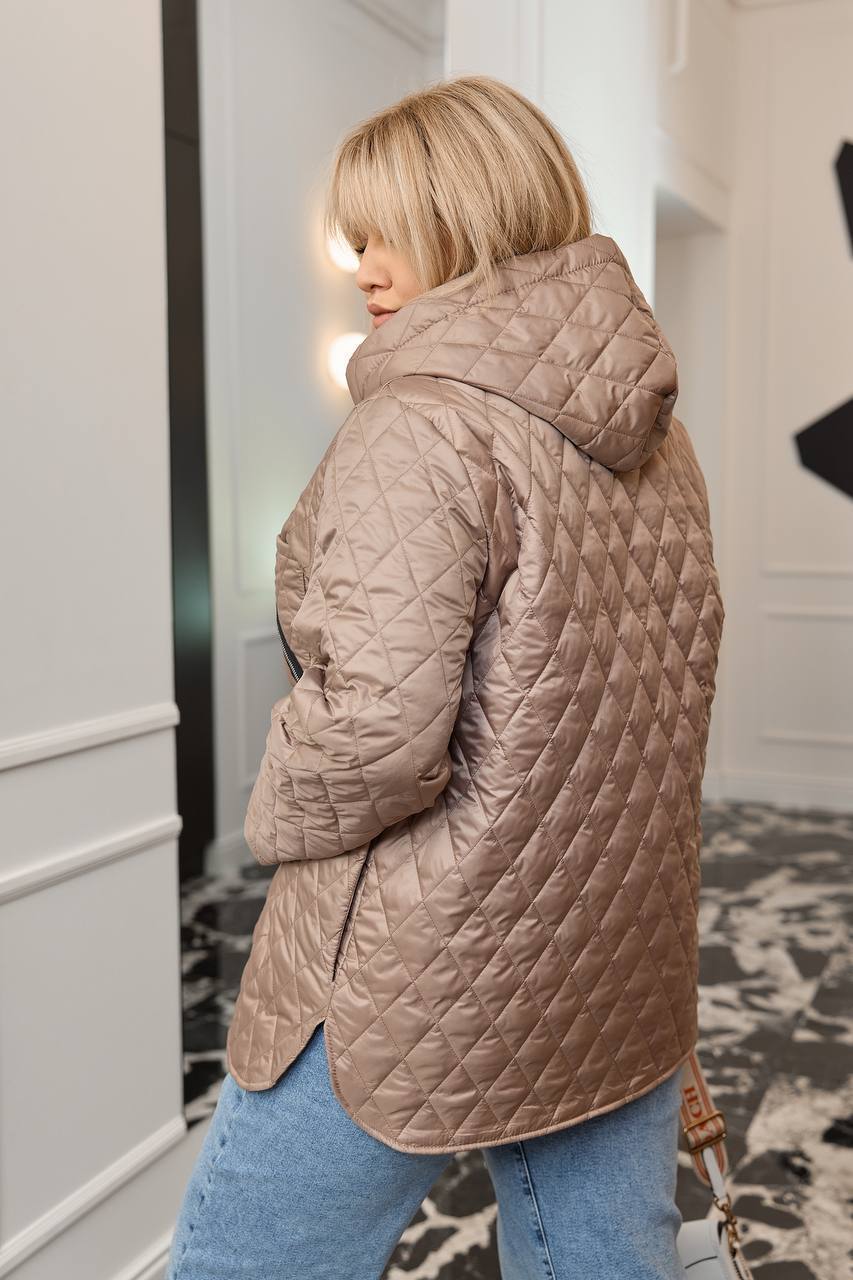 🔥РОЗПРОДАЖ 🔥
Куртка
Тканина: двостороння плащівка стьобана на синтепон 150 
Виміри по тканині:
2(52-54)-ОГ(128),ОС(132)
3(56-58)-ОГ(136),ОС(140)
Довжина рукава 62 см
Довжина по спинці 75 см