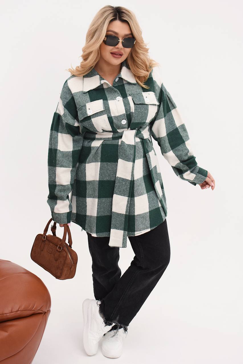 Стильна сорочка 😍
▪️Тканина: кашемір трикотаж

Трендова сорочка в якій ти не залишишся поза увагою🥰