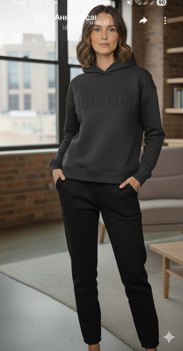 Розпродаж!Костюм трикотаж тринитка петля худі+ тринитка на флісі штани