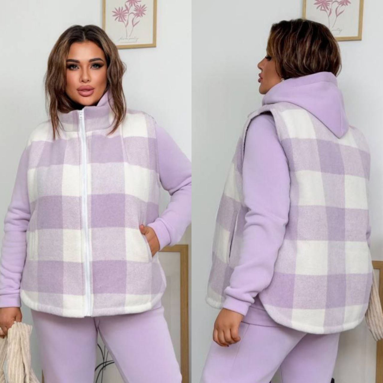 💥MEGA SALE 💥‼️ЖИЛЕТ ‼️
Тканина жилета  : щільний кашемір  , шовковиста підкладка , синтепон 150 
Довжина жилета  : 70 см .
 Жилет  на блискавці , комір стійка  , з кишенями .