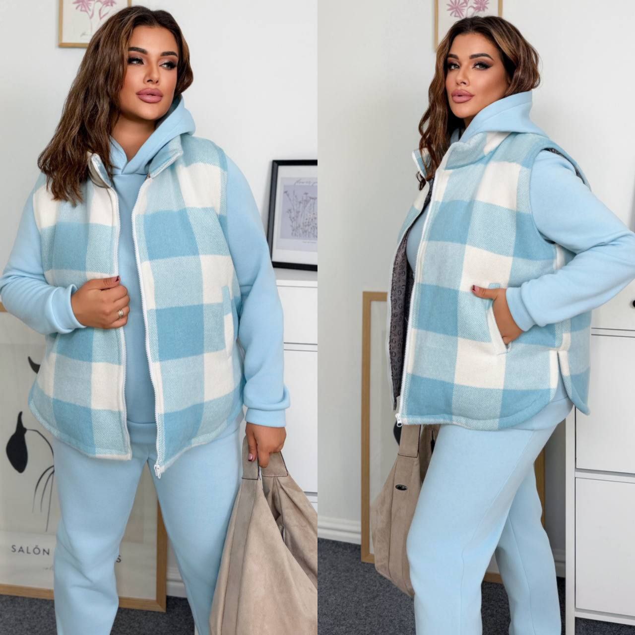 💥MEGA SALE 💥‼️ЖИЛЕТ ‼️
Тканина жилета  : щільний кашемір  , шовковиста підкладка , синтепон 150 
Довжина жилета  : 70 см .
 Жилет  на блискавці , комір стійка  , з кишенями .