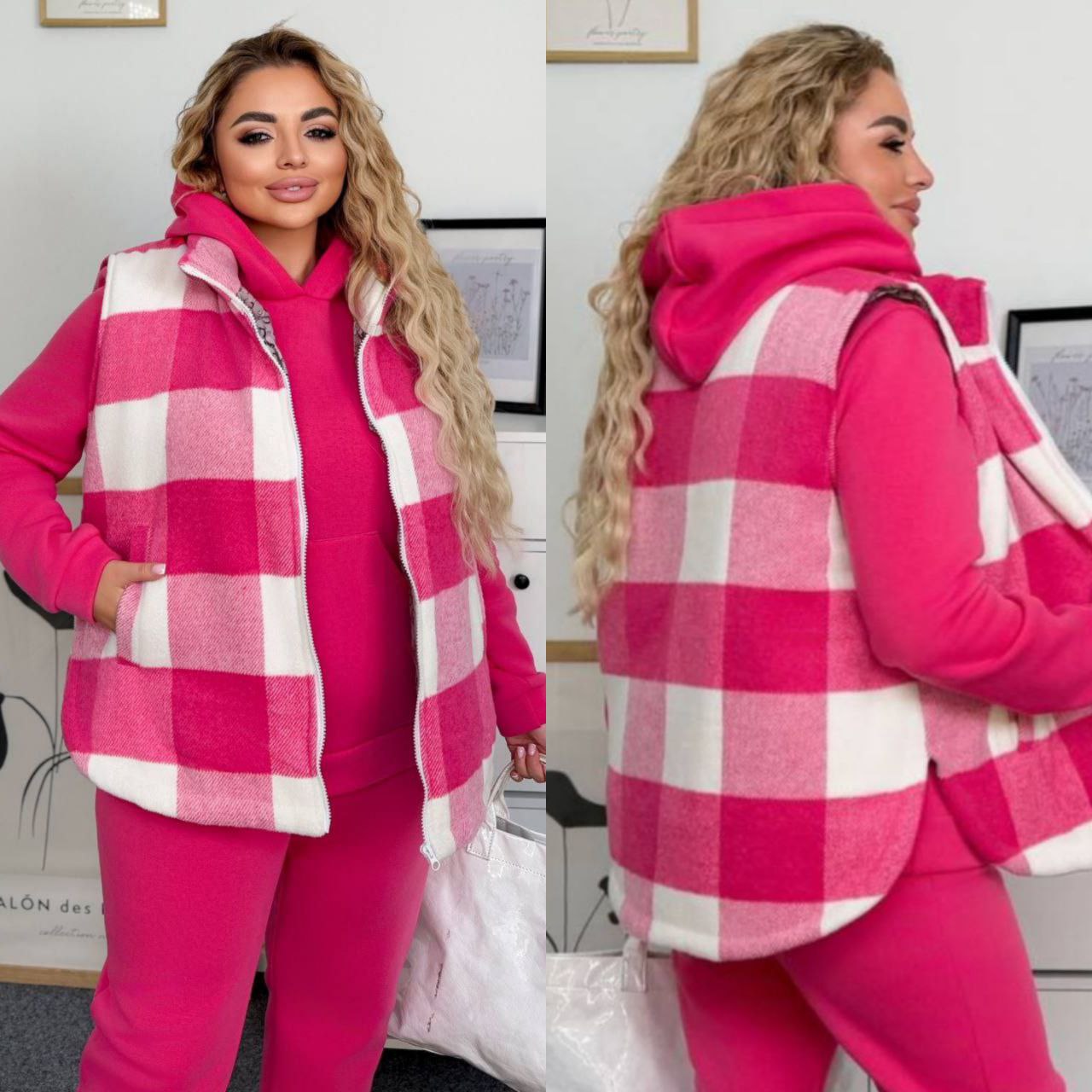 💥MEGA SALE 💥‼️ЖИЛЕТ ‼️
Тканина жилета  : щільний кашемір  , шовковиста підкладка , синтепон 150 
Довжина жилета  : 70 см .
 Жилет  на блискавці , комір стійка  , з кишенями .