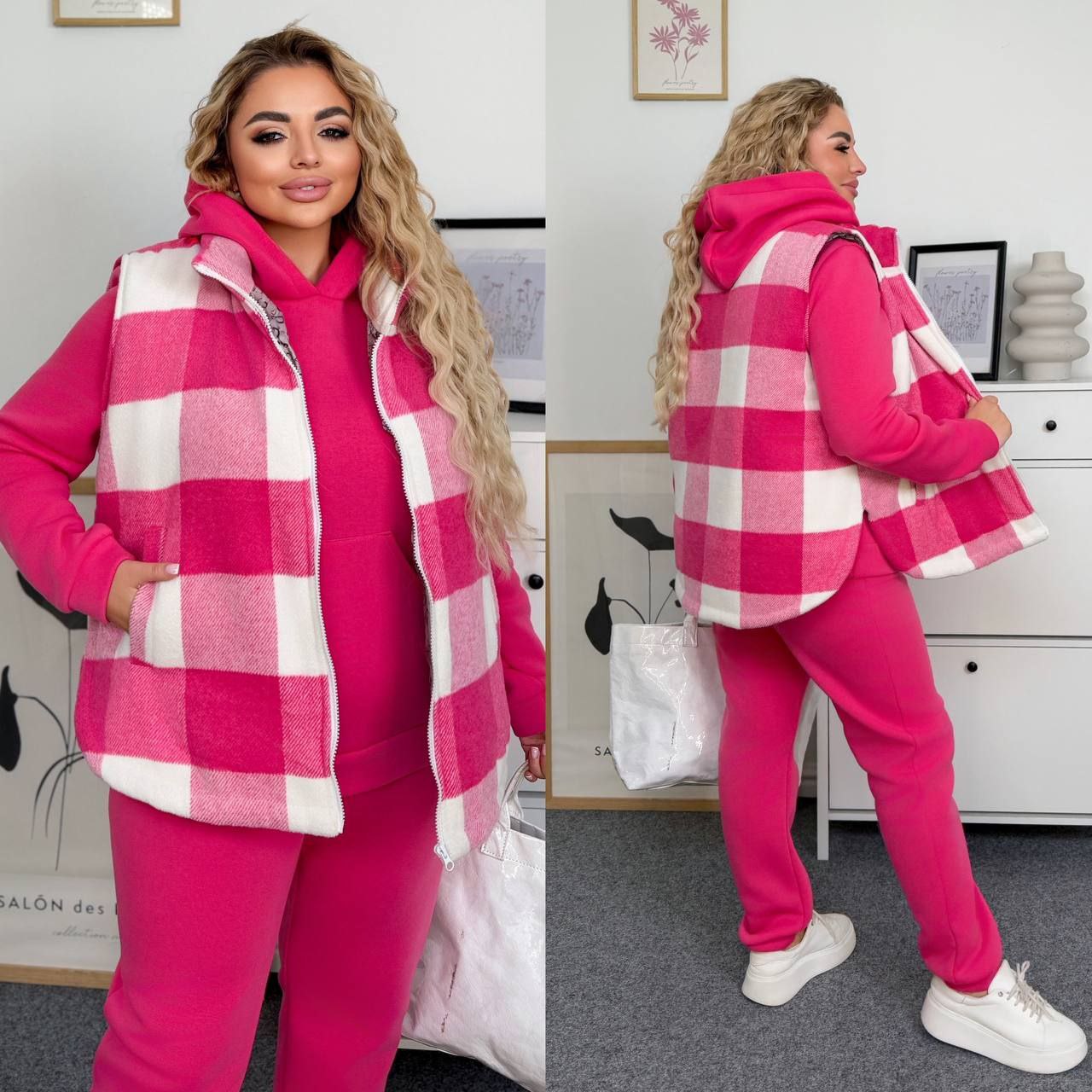 💥MEGA SALE 💥
Костюм трійка
Тканина жилета  : щільний кашемір  , шовковиста підкладка , синтепон 150 
Тканина костюма : тринитка на флісі   ( гарна розтяжність )