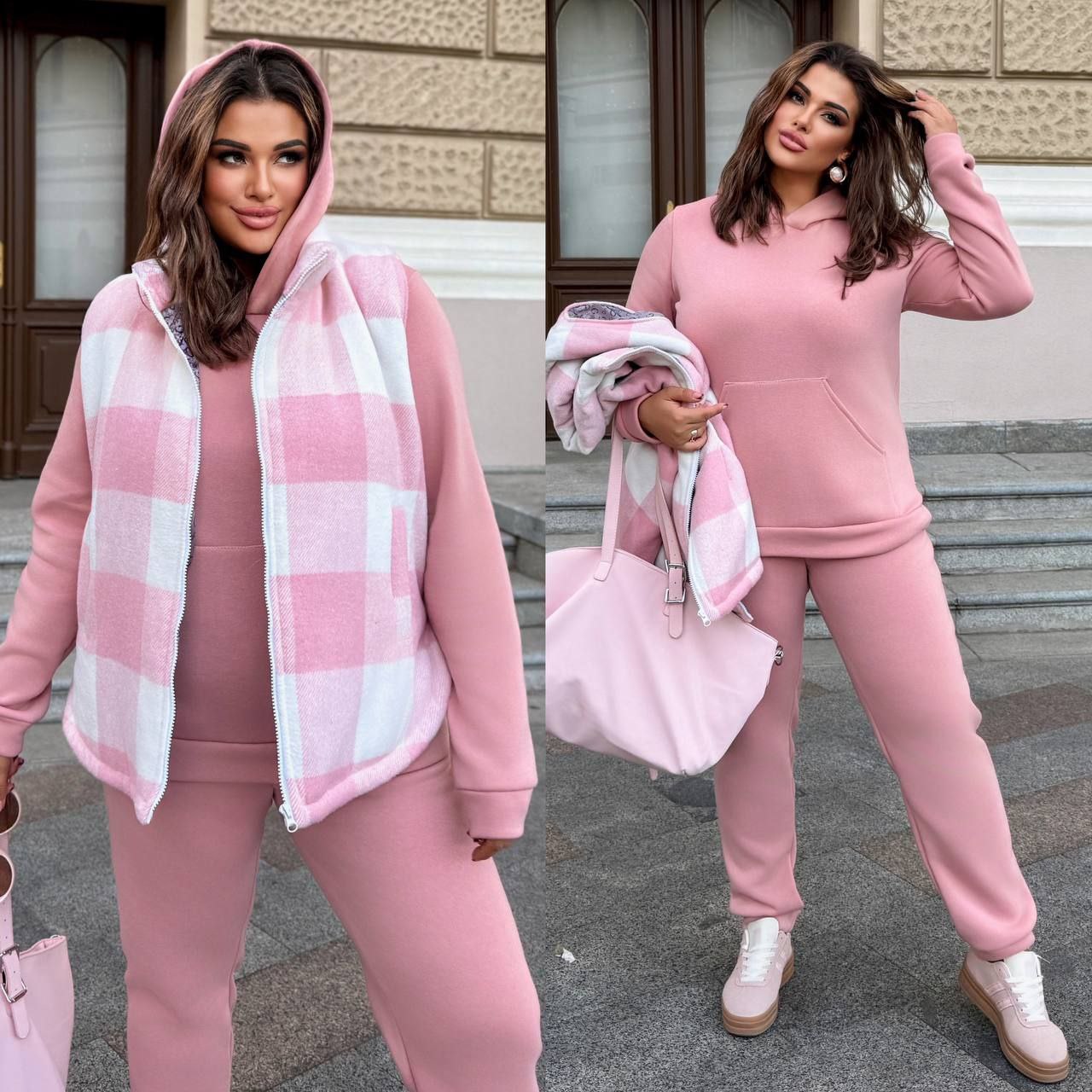 💥MEGA SALE 💥
Костюм трійка
Тканина жилета  : щільний кашемір  , шовковиста підкладка , синтепон 150 
Тканина костюма : тринитка на флісі   ( гарна розтяжність )