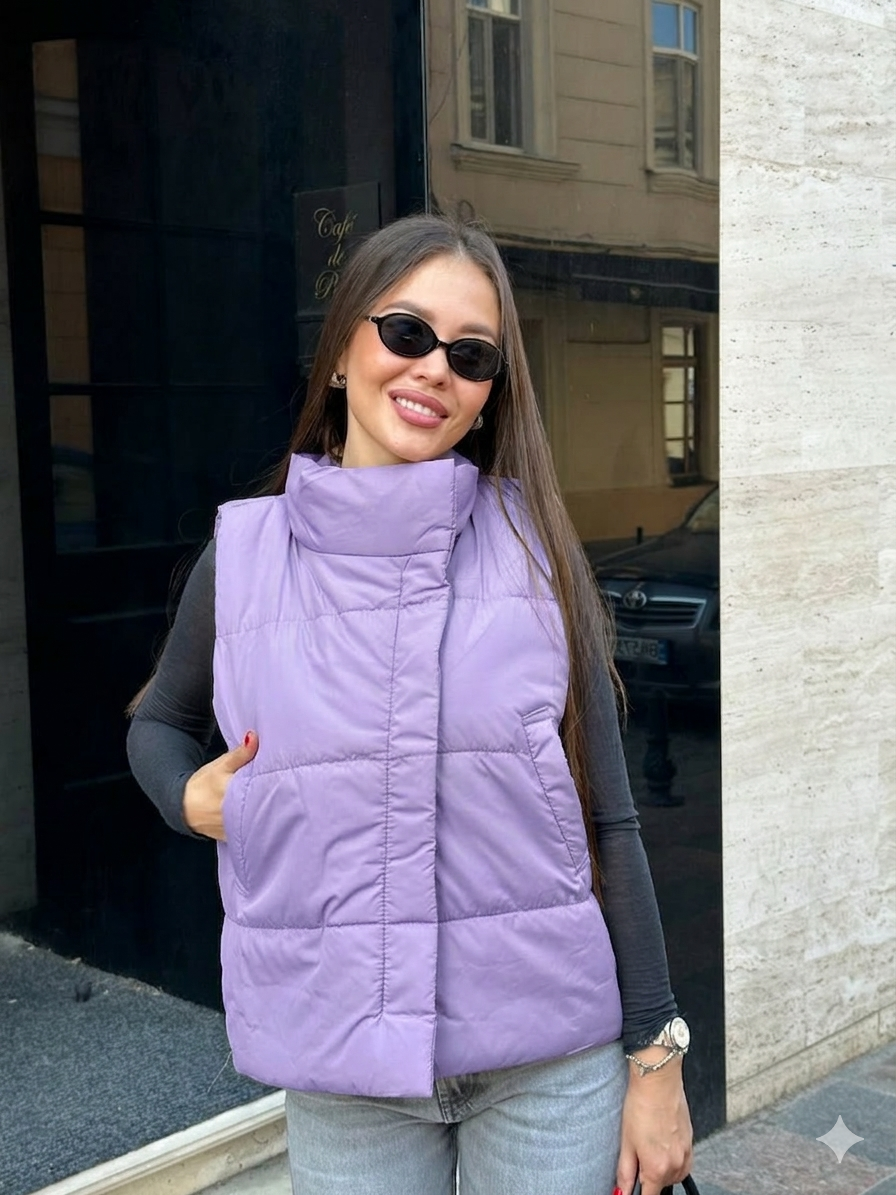 Суперрозпродаж жилетка
Жилетка -  (батал плюс 50грн)
➡️Мод. 4018
➡️Тканина: якісна плащівка Еммі, наповнена густим сінтепоном (200 щільність)
Жилетка
Розміри - довжина
42-44 - 62см   
54-56 - 68см
58-60 - 72см
Артикул: GARNA-552127