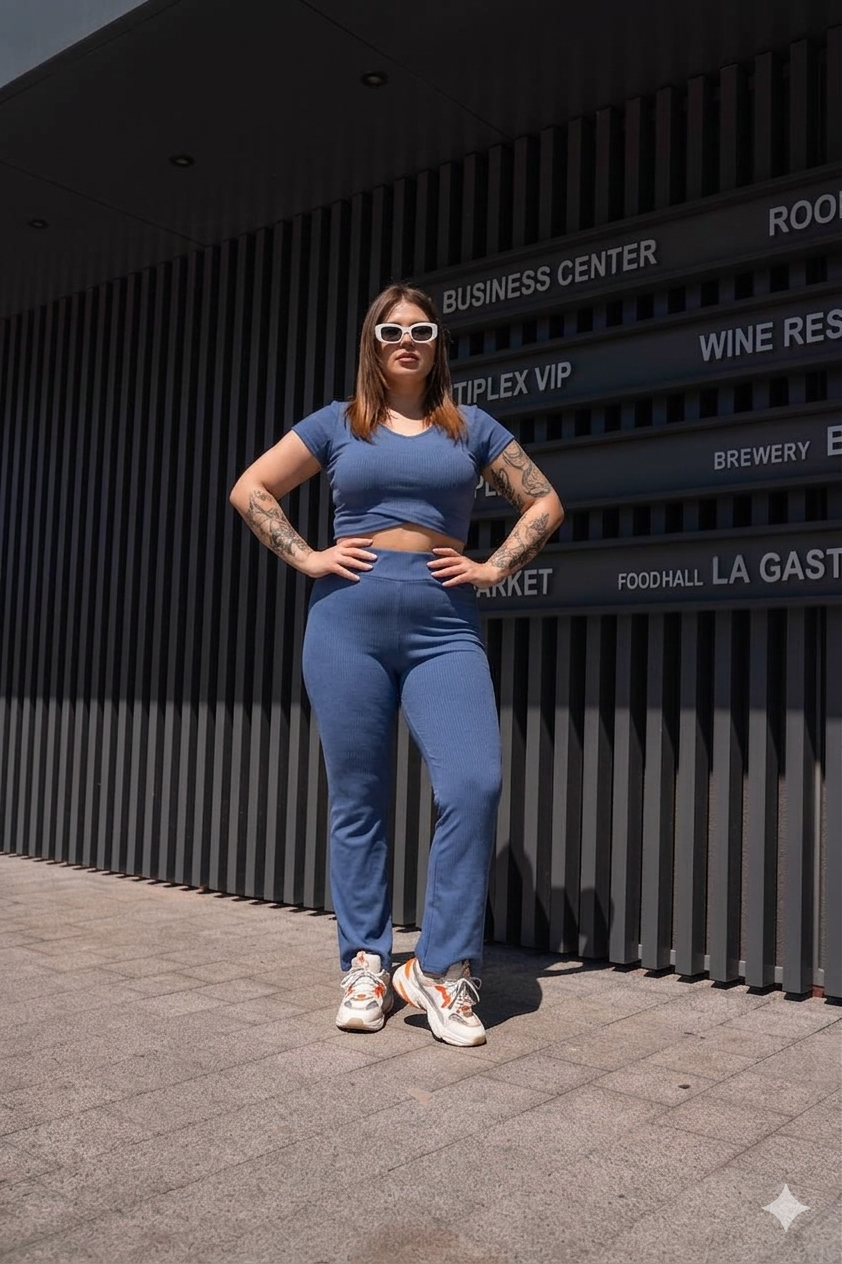 ЗНИЖКИ Костюм рубчик
Брюки  + кофта 

Матеріал: мустанг трикотаж (дуже гарної розтяжності, хлопок  та спандекс ).  Довжина по внутрішньому 78
Штани окремо 220грн
Артикул: GARNA-504334