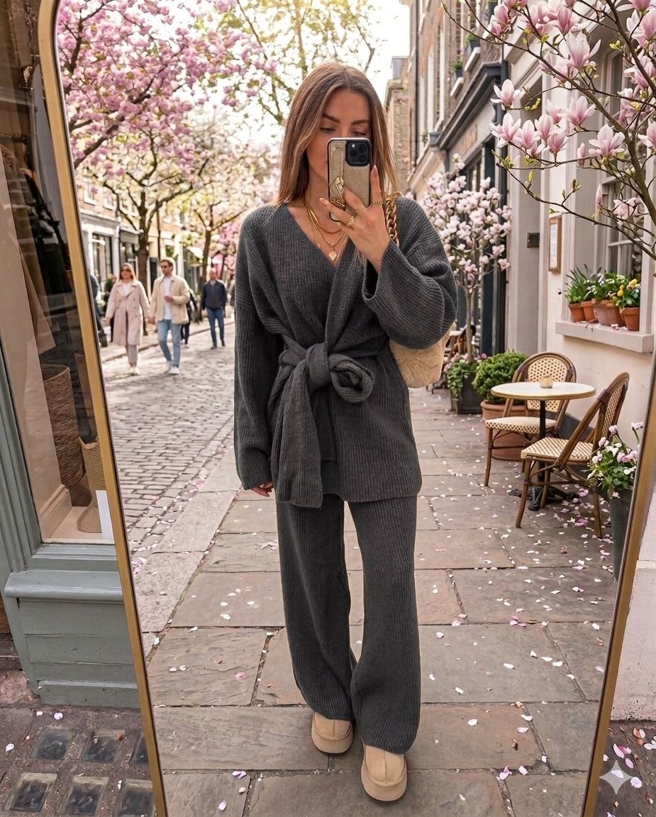 Розпродаж  Костюм  ангора рубчик
Костюм кофта імітація запаху на зав,язці+ палаццо штани з якісної ангори рубчик
Артикул: GARNA-544899