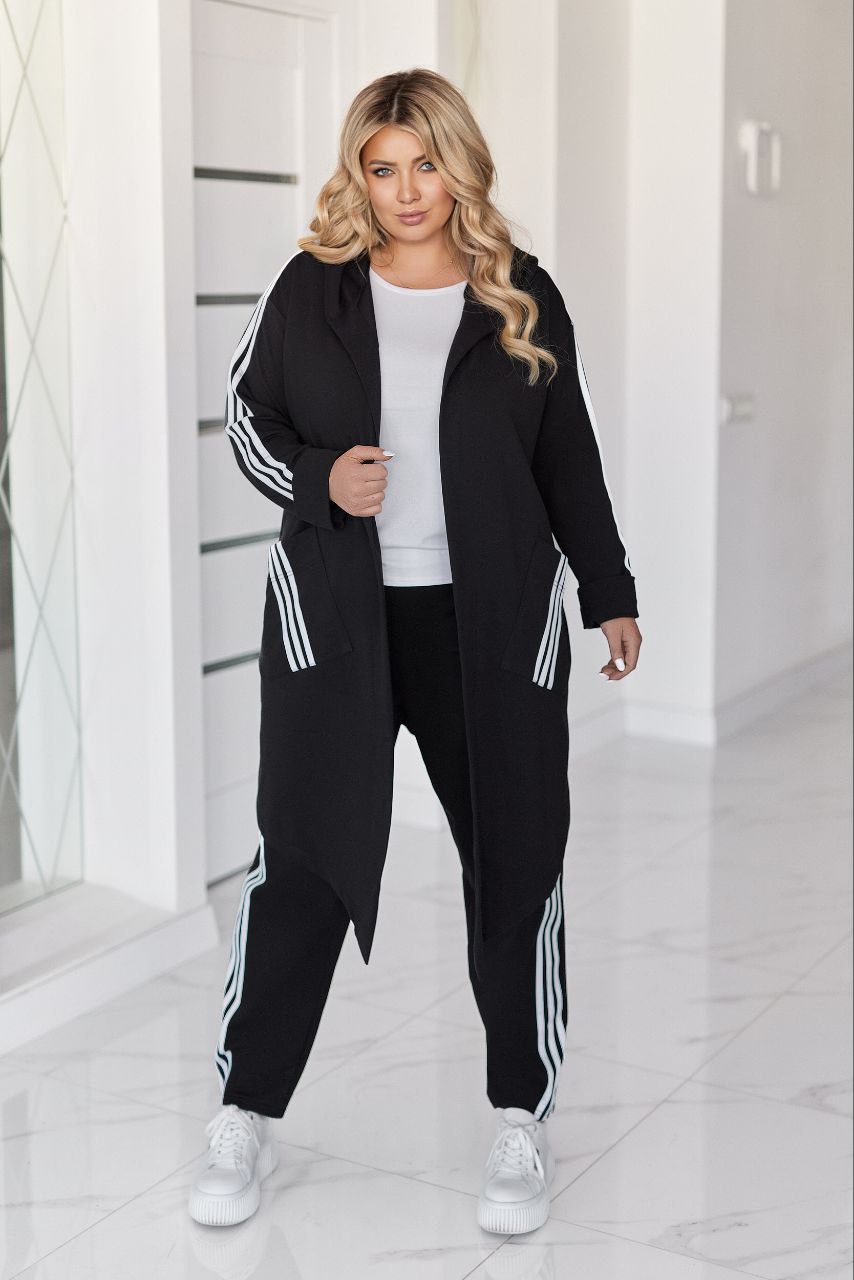 ЗНИЖКИ Костюм двонитка
Костюм 328вд
Тканина:    
Двухнитка  гарної  якості  + віскоза футболка  + лампаси.
Артикул: GARNA-939664